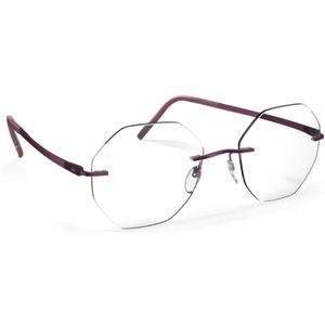 Silhouette - Correctiebril - Paars - Dames - 56 MM
