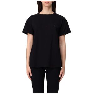 Liu Jo, Dames, Tops, Zwart, Maat: XS Katoen,