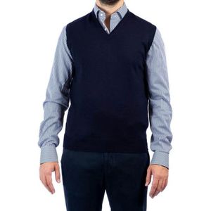 La Fileria, Heren, Truien, Blauw, Maat: L Poliester,