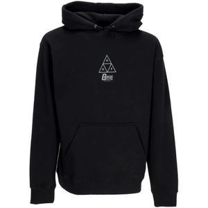 Huf, Heren, Sweatshirts & Hoodies, Zwart, Maat: S Katoen,