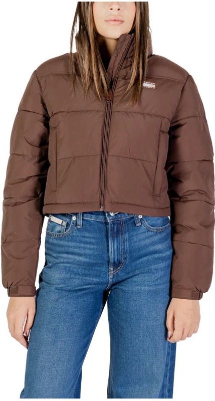 Tommy Jeans - TJW Flag Back Crop E Dw 0Dw 21620 - Pufferjas - Bruin