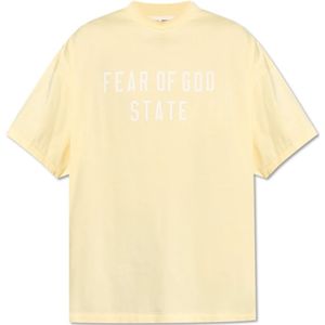 Fear Of God, Heren, Tops, Geel, Maat: XS Katoen,