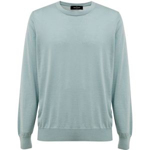 Gran Sasso, Heren, Truien, Blauw, Maat: L Zijde,