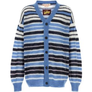 Marni, Heren, Truien, Veelkleurig, Maat: M Mohair,