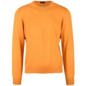 Drumohr, Heren, Truien, Geel, Maat: M Kasjmier,