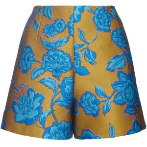 La DoubleJ, Dames, Korte broeken, Blauw, Maat: L Zijde,