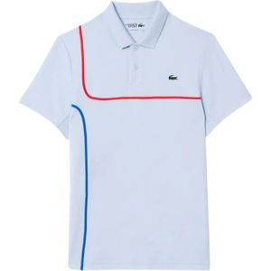 Lacoste, Heren, Tops, Blauw, Maat: S Piqué,