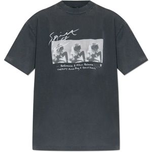 Anine Bing, Dames, Tops, Grijs, Maat: L Katoen,