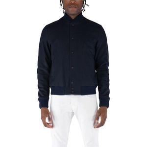 PT Torino, Heren, Truien, Blauw, Maat: M Wol,