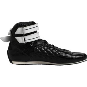 Dolce & Gabbana, Heren, Schoenen, Zwart, Maat: 44 EU Leer,