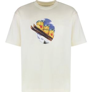 Drole de Monsieur, Heren, Tops, Wit, Maat: S Katoen,