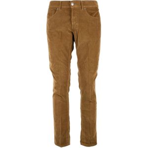 Dondup, Heren, Broeken, Bruin, Maat: W31 Katoen,