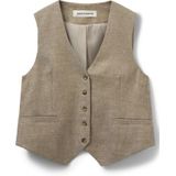 Sofie Schnoor - Ida - Gilet - Lichtbruin - Linnen