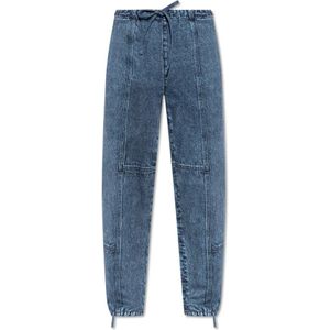 Rag & Bone, Dames, Broeken, Blauw, Maat: M Katoen,