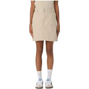 Carhartt Wip, Dames, Rokken, Beige, Maat: S