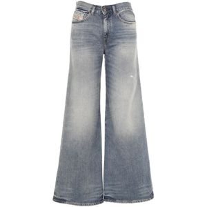 Diesel - 1978 D-Akemi - Jeans - Blauw - Bootcut - Katoen