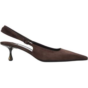 Jimmy Choo, Dames, Schoenen, Bruin, Maat: 36 EU Leer,