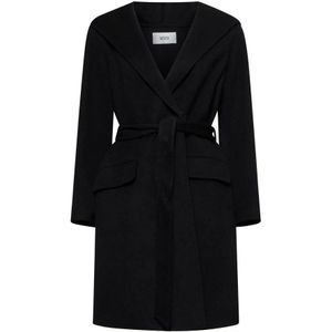 Silvian Heach, Dames, Mantels, Zwart, Maat: S