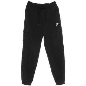 Nike, Dames, Broeken, Zwart, Maat: L Fleece,