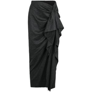 Fabiana Filippi, Dames, Rokken, Grijs, Maat: XS Zijde,