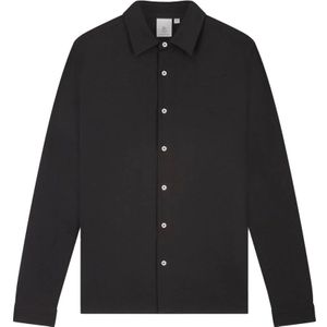 LAW OF THE Sea, Heren, Overhemden, Zwart, Maat: S