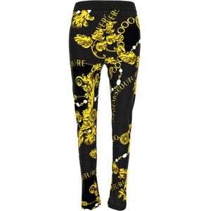 Versace Jeans Couture - Zwarte Leggings - Dames - Veelkleurig