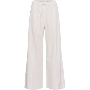 Gestuz, Dames, Broeken, Wit, Maat: L Linnen,