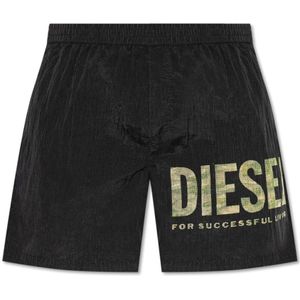 Diesel, Heren, Badkleding, Zwart, Maat: L Polyamide,