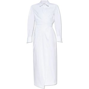 Max Mara, Dames, Jurken, Wit, Maat: XS Katoen,