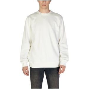 Hugo, Heren, Sweatshirts & Hoodies, Wit, Maat: XS Katoen,