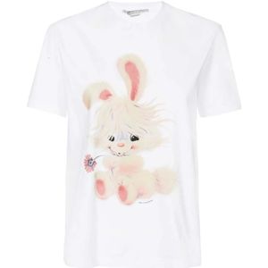 Stella McCartney, Dames, Tops, Wit, Maat: 3XS Katoen,