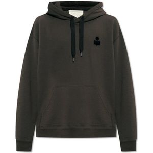 Isabel Marant, Heren, Sweatshirts & Hoodies, Zwart, Maat: XS Katoen,