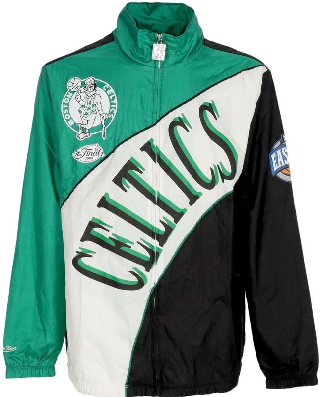 Mitchell & Ness - NBA Gebogen Retro Windjack - Veelkleurig - Heren - Polyester