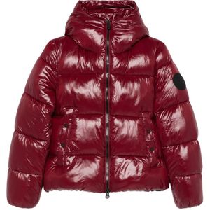 Save The Duck, Dames, Jassen, Rood, Maat: XL Nylon,