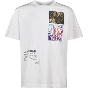 Dries Van Noten, Heren, Tops, Wit, Maat: S