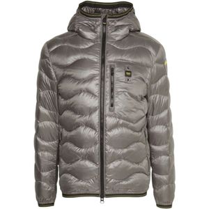 Blauer, Heren, Jassen, Grijs, Maat: 3XL Polyamide,