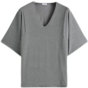 Aspesi, Dames, Tops, Grijs, Maat: M Katoen,
