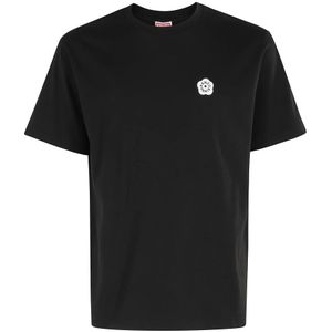 Kenzo, Heren, Tops, Zwart, Maat: M Katoen,