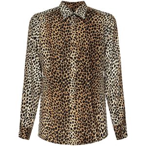 Dolce & Gabbana, Heren, Overhemden, Beige, Maat: 3XL