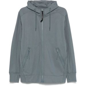 C.p. Company, Heren, Sweatshirts & Hoodies, Blauw, Maat: 2XL Katoen,