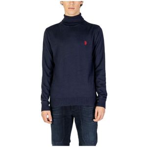 U.s. Polo Assn., Heren, Truien, Blauw, Maat: 2XL Katoen,