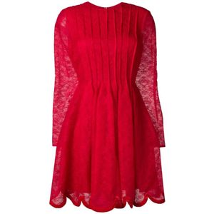 Valentino, Dames, Jurken, Rood, Maat: M Zijde,