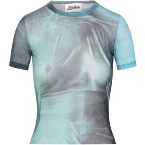 Jean Paul Gaultier, Dames, Tops, Veelkleurig, Maat: M Polyamide,