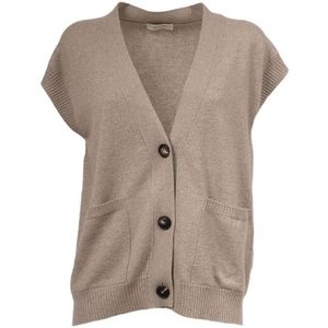 Le Tricot Perugia, Dames, Truien, Bruin, Maat: S Zijde,