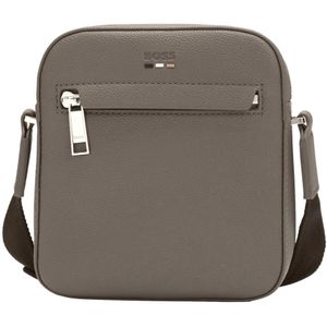 BOSS Ray NS Zip - Schoudertas - Taupe - Polyurethaan/Polyester