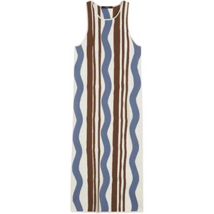 Max Mara, Dames, Jurken, Veelkleurig, Maat: S Viscose,