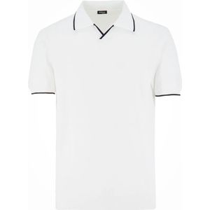 Kiton, Heren, Tops, Wit, Maat: M Katoen,