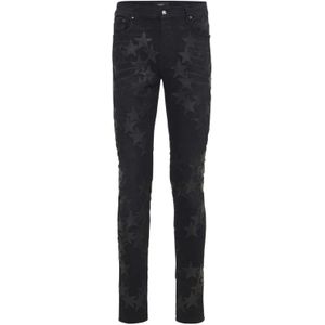 Amiri, Heren, Jeans, Grijs, Maat: W30 Denim,