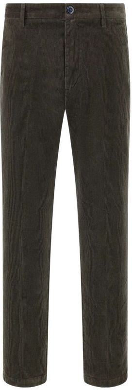 Boggi Milano - Corduroy Stretch Broek - Groen - Heren