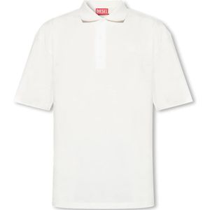 Diesel, Heren, Tops, Wit, Maat: L Katoen,